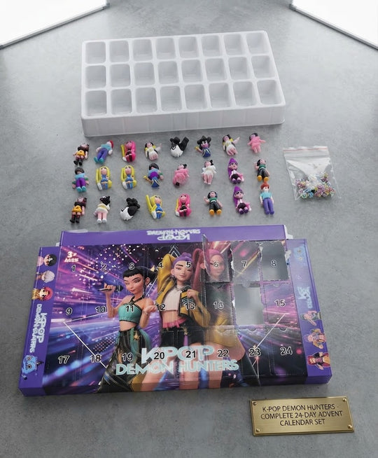 K-Pop Demon Hunters 24-piece figurine advent calendar